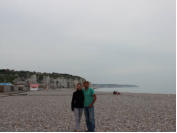 Strandspaziergang in Dieppe