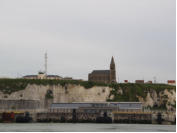 Kirche und Hafen von Dieppe